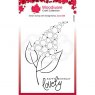 Woodware Woodware Clear Singles Bubble Bloom Fizzie 4 in x 6 in Stamp