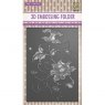 Nellie Snellen Nellie's Choice 3D Emb. folder - Exotic flower EF3D027 105x148mm