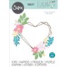 Sizzix Sizzix Thinlits Die – Floral Geo Heart Frame by Lisa Jones 665478