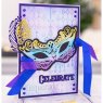 Crafter's Companion Masquerade Ball - 3D Embossing Folder - Distressed Chandelier