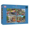 Gibsons Gibsons Cities Of The World 4 X 500 Piece Jigsaw Puzzle G5044