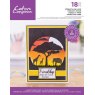 Crafter's Companion Crafters Compaion Stencil & Photopolymer stamp - Strength and Love