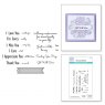 Spellbinders Spellbinders Just a Note Sentiments & Tag Clear Stamp & Die Set by Becca Feeken SDS-169