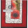 Woodware Woodware Clear Singles Poppies 4 in x 6 in Stamp JGS747