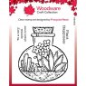 Woodware Woodware Clear Singles Terrarium 4 in x 4 in stamp