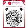 Woodware Woodware Clear Singles Stitched Circle 4 in x 4 in stamp