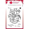 Woodware Woodware Clear Singles Floral Bouquet 4 in x 6 in Stamp
