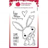 Woodware Woodware Clear Singles Fuzzie Friends Bella The Bunny 4 in x 6 in Stamp