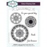 Creative Expressions Creative Expressions Jamie Rodgers Circles Tea Bag Folding 6 in x 8 in Clear Stamp Set