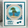 Creative Expressions Creative Expressions Sue Wilson Stained Glass Collection Beach Palms Craft Die