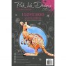 Pink Ink Pink Ink Designs I Love Roo 6 in x 8 in Clear Stamp Set
