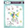 Creative Expressions Creative Expressions Bonnita Moaby Blossoms In Flight 6 in x 8 in Clear Stamp Set