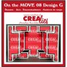 Crealies Crealies On the MOVE Dies no. 8, Design G, Double Display Card CLMOVE08