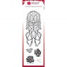 Woodware Woodware Clear Singles Jelly Fish 8 in x 2.6 in Stamp