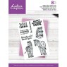 Crafter's Companion Crafter's Companion – Clear Acrylic Stamp – Simply wild about you