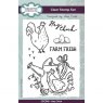 Creative Expressions Creative Expressions Sam Poole Hey Chick 6 in x 4 in Clear Stamp Set
