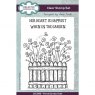 Creative Expressions Creative Expressions Sam Poole Floral Garden Gate 6 in x 4 in Clear Stamp Set