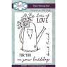 Creative Expressions Creative Expressions Sam Poole Friendship Watering Can 6 in x 4 in Clear Stamp Set