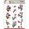 Yvonne Creations Yvonne Creations - Graceful Flowers Set Of 4 3D Push Outs