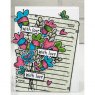 Woodware Woodware Clear Singles Flower Envelope 4 in x 6 in Stamp