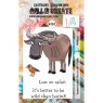 Aall & Create Aall & Create - A7 Stamp #700 - Wildebeest