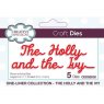 Creative Expressions Creative Expressions One-liner Collection The Holly and the Ivy Craft Die