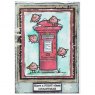 Woodware Woodware Clear Singles Robin Post 4 in x 6 in Stamp