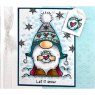 Woodware Woodware Clear Singles Winter Gnome 4 in x 6 in Stamp