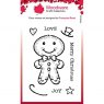 Woodware Woodware Clear Singles Gingerbread Man 3 in x 4 in Stamp
