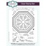 Creative Expressions Creative Expressions Jamie Rodgers Swirly Christmas Tea Bag Folding 6 in x 8 in Stamp Set