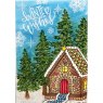 Creative Expressions Creative Expressions Designer Boutique Gingerbread Cottage 6 in x 4 in Clear Stamp Set
