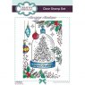 Creative Expressions Creative Expressions Designer Boutique Snow Dome 6 in x 4 in Clear Stamp Set