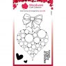 Woodware Woodware Clear Singles Big Bubble Bauble – Heart 4 in x 6 in Stamp