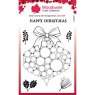 Woodware Woodware Clear Singles Big Bubble Bauble – Twigs & Berries 4 in x 6 in Stamp