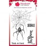 Woodware Woodware Clear Singles Creepy Spider 4 in x 6 in Stamp