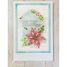 Julie Hickey Julie Hickey Designs - Poinsettia Tag Stamp Set JH1060