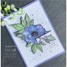 Woodware Woodware Clear Singles Anemone 4 in x 6 in Stamp