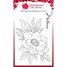 Woodware Woodware Clear Singles Anemone 4 in x 6 in Stamp