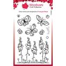 Woodware Woodware Clear Singles Garden Border 4 in x 6 in Stamp