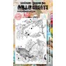 Aall & Create Aall & Create - A6 Stamp #800 - Feather Besties