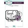 Creative Expressions Creative Expressions Designer Boutique Loudly Laughing 6 in x 4 in Clear Stamp Set