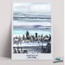 Creative Expressions Creative Expressions Andy Skinner Cityscape Reflections 4.9 in x 1.9 in Rubber Stamp