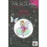 Pink Ink Pink Ink Designs Lena 6 in x 8 in Clear Stamp Set