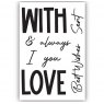 Julie Hickey Julie Hickey With Love & More Stamp Set JHE1035