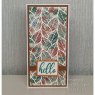 Creative Expressions Creative Expressions Linear Leaves DL Stencil 4 in x 8 in (10.0 x 20.3 cm)