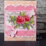 Creative Expressions Creative Expressions Sam Poole French Rose 6 in x 4 in Clear Stamp Set