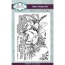 Creative Expressions Creative Expressions Sam Poole French Rose 6 in x 4 in Clear Stamp Set