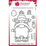 Woodware Woodware Clear Singles Bunny Gnome 4 in x 6 in Stamp