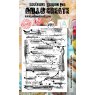 Aall & Create Aall & Create A6 Clear Stamp - Inking Gears #919