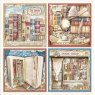 Stamperia Stamperia Scrapbooking Pad 10 sheets 30.5 x 30.5(12×12) Vintage Library SBBL132